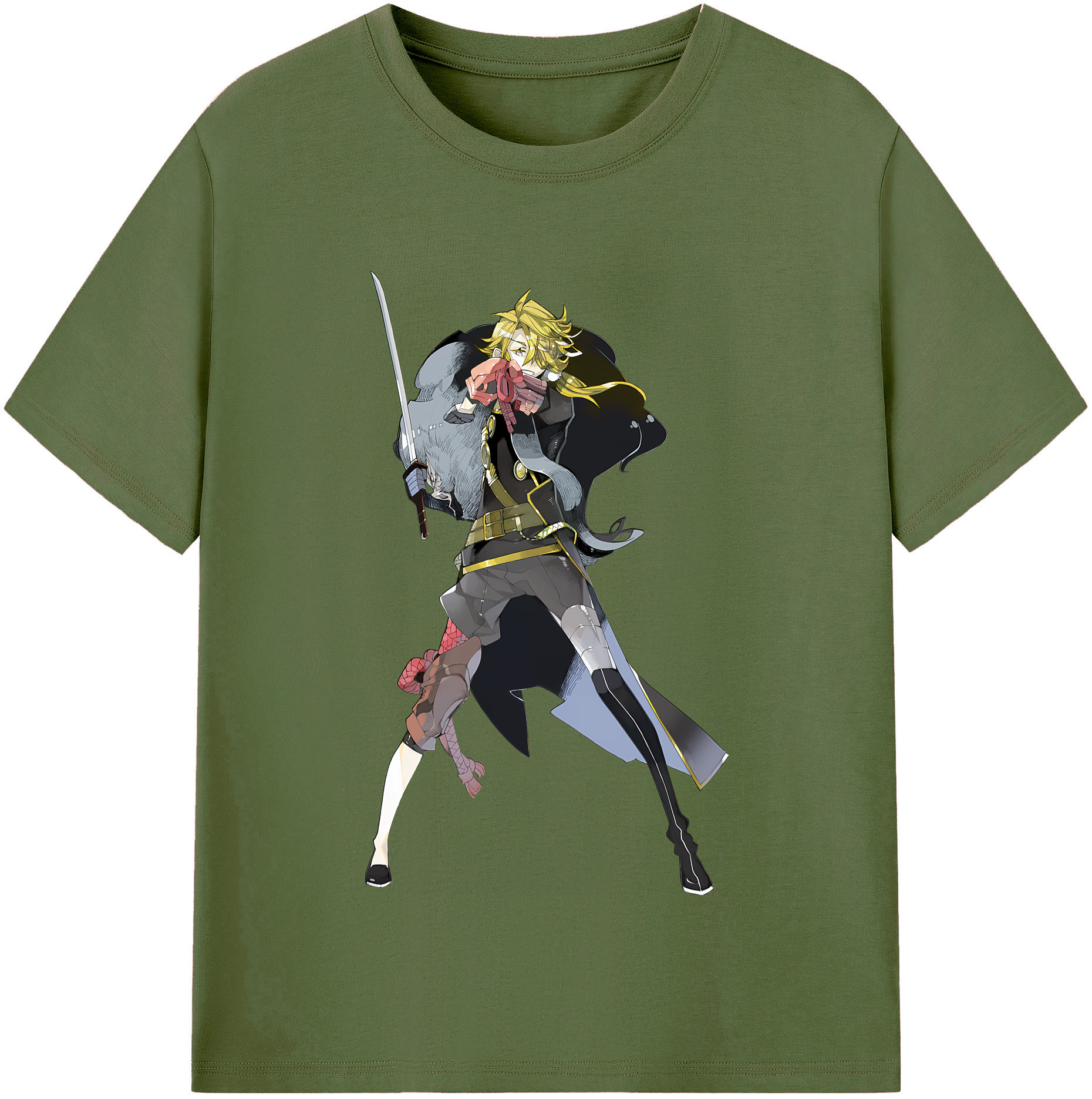 （画像用） 刀剣乱舞 Touken Ranbu 綿100％半袖Tシャツ（フロントプリント）